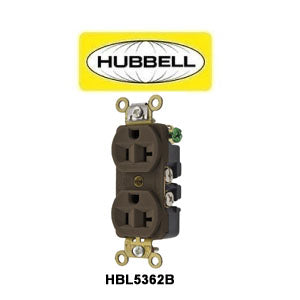 Duplex 3wire 5-15/20 Receptacle (Brown)
