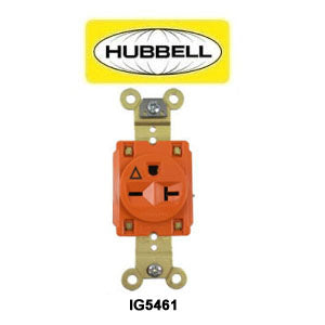 Isolated Ground Straight Blade Single 6-20R Receptacle