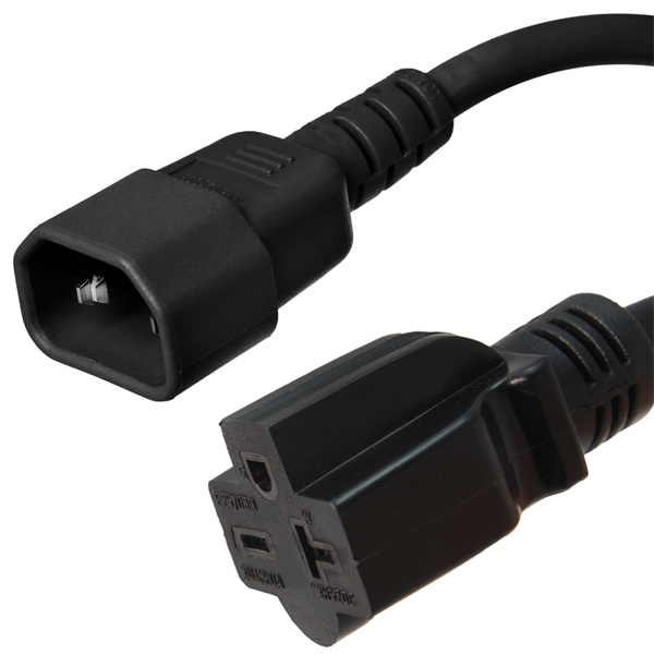 C14 to 6-20R Plug Adapter Power Cord