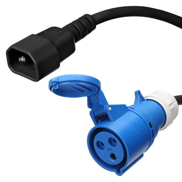 C14 to 332C6 Plug Adapter Power Cords