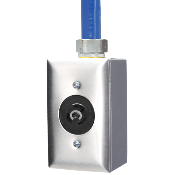 L7-15R PDU Whips, 15 Amps, 277V, 3-Wire Underfloor Cables