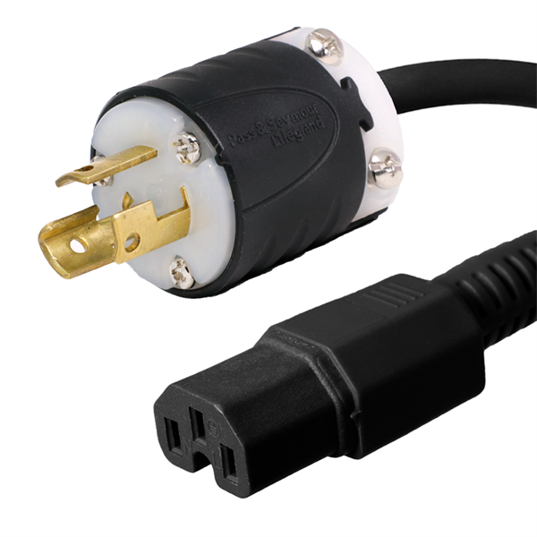 L5-15P to C15 Plug Adapter Power Cord