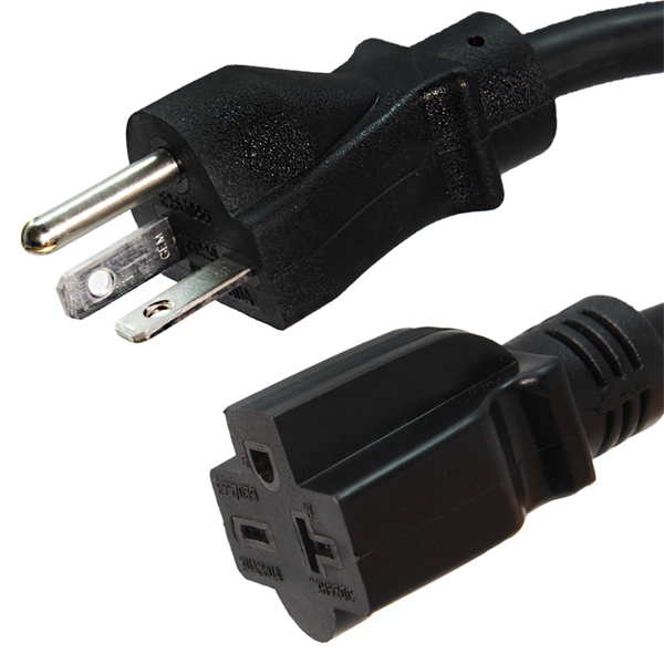 6-20P to 6-15/20R Plug Adapter Power Cord