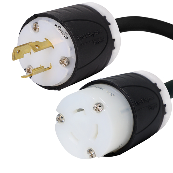 L6-20 Extension Cords, 20A, 250V, 12/3 SJOOW