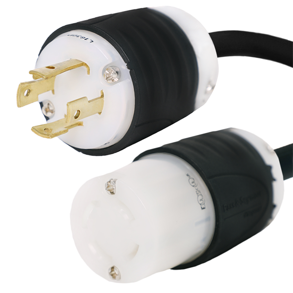 L16-30 Extension Power Cords, 30A, 480V, 8/4 SOOW
