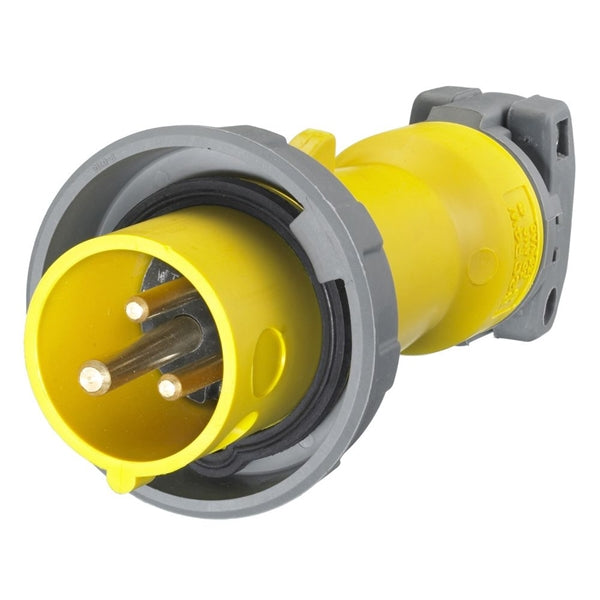 Hubbell HBL320P4W Pin and Sleeve Plug 20A/125V