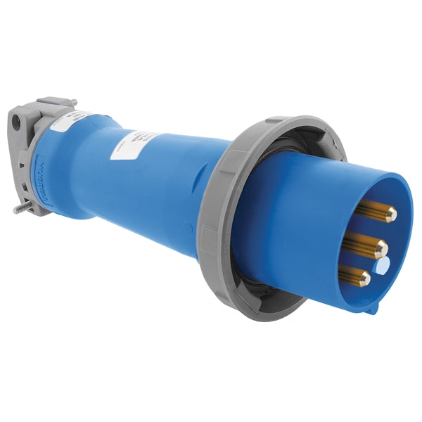 Hubbell HBL360P6W Pin and Sleeve Plug 60A/250V