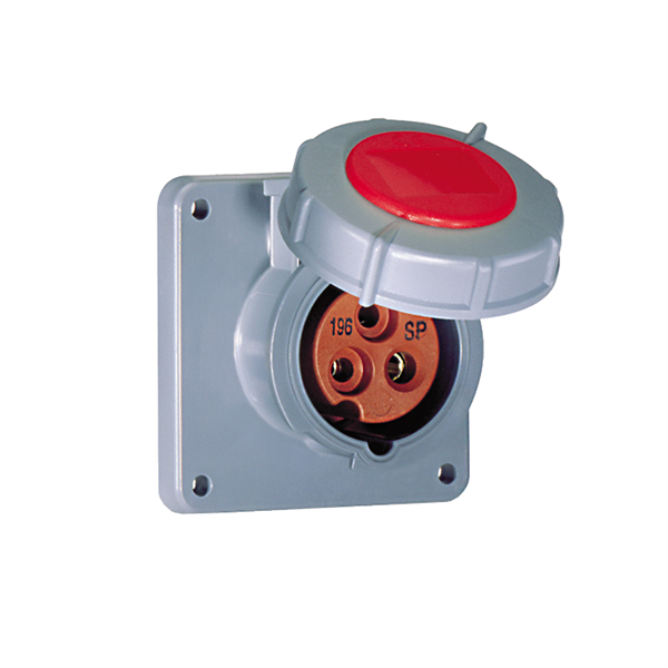 Mennekes ME420R7W 20A, 480V, 3-Pole Outlet
