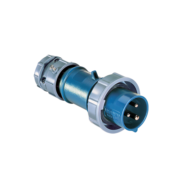 320P6W Plug - 20A, 220V - 250V 2-Pole / 3-Wire, IEC60309