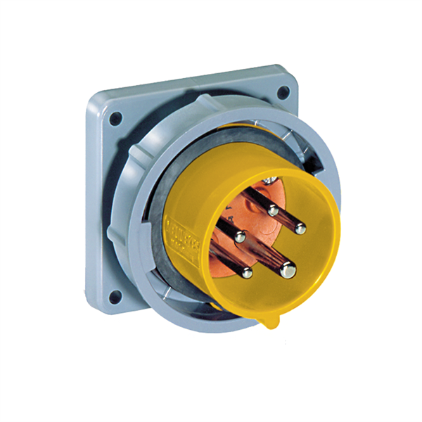 Mennekes ME360B4W 60A, 125V 2-Pole Inlet