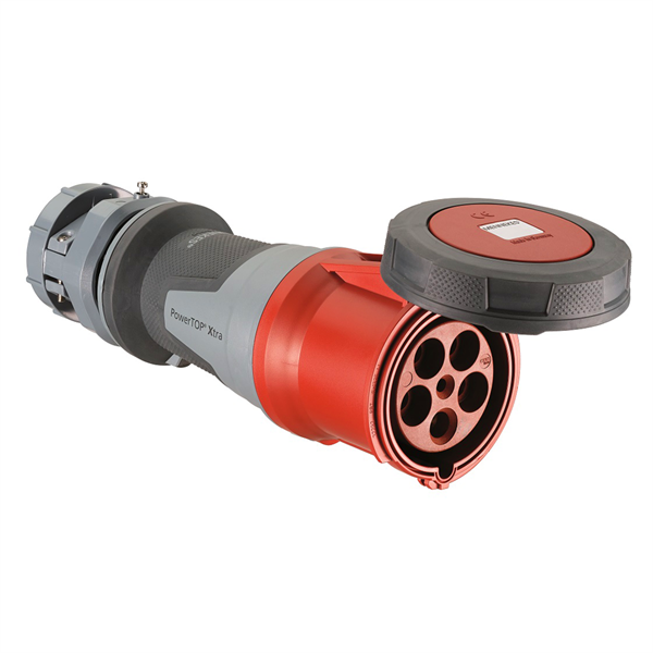 360C7W Connector - 60A, 480V 2-Pole / 3-Wire, IEC60309