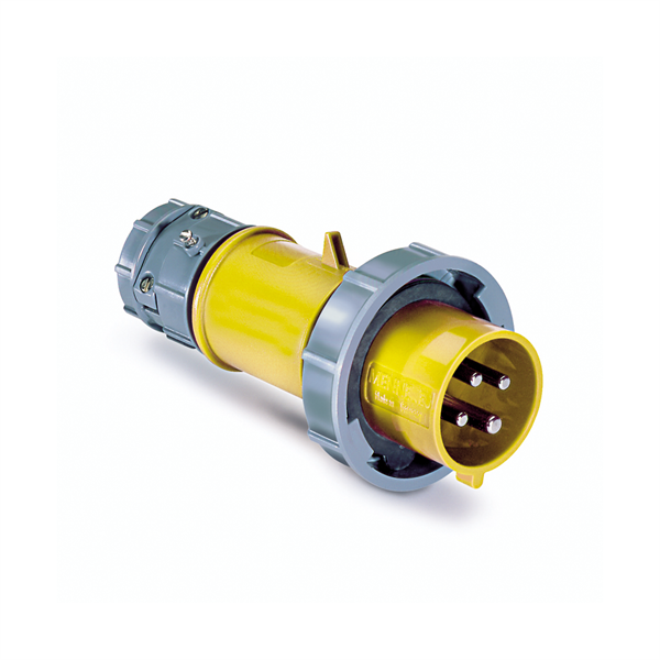 330P4W Plug - 30A, 110V - 125V 2-Pole / 3-Wire, IEC60309