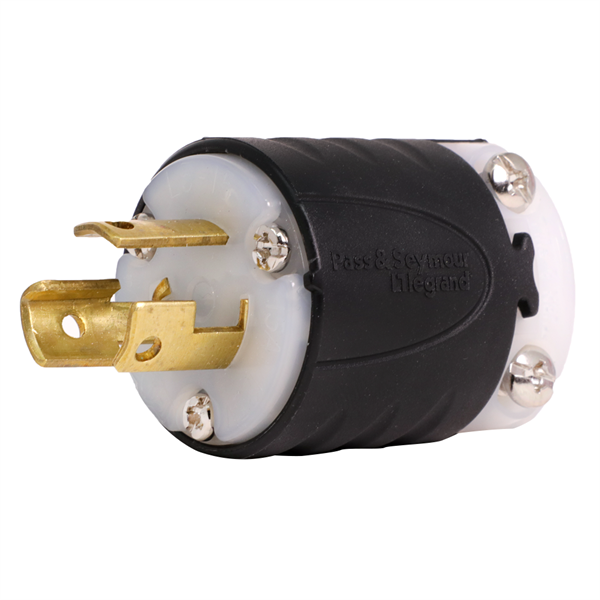 Pass and Seymour NEMA L5-15P PSL515P 15A, 125V, Single Phase Plug
