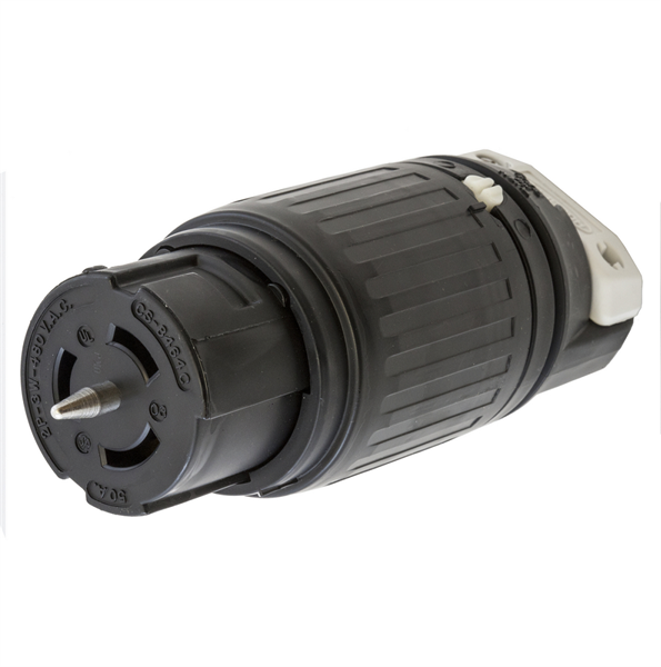 Hubbell CS8464C CA Style Locking Connector Rated for 50A/480V