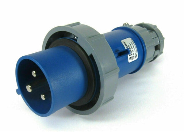 330P6W Plug - 30A, 220V - 250V 2-Pole / 3-Wire, IEC60309