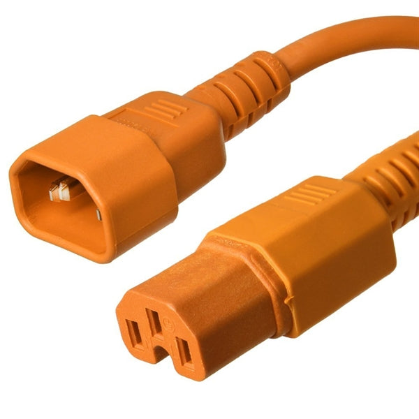 C14 to C15 Power Cords 15A, 250V, 14/3 SJT +