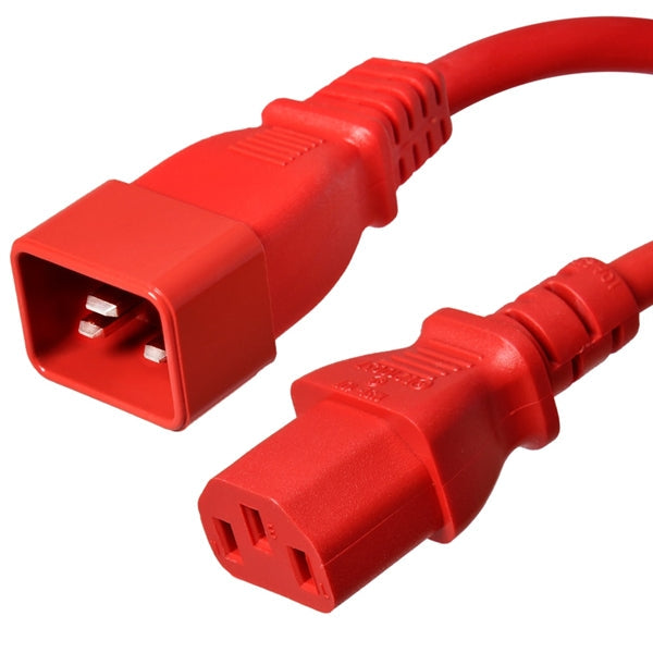 C20 to C13 Power Cord, 15A, 250V, 14/3 SJT +