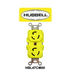 Marine Duplex Receptacle L5-15 (Yellow)