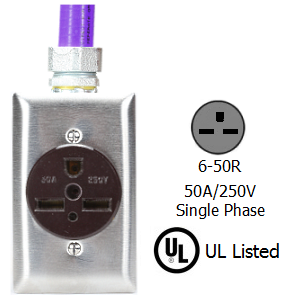 6-50R PDU Whips - 50A, 250V