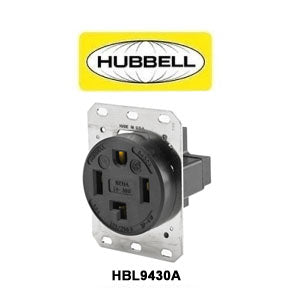 Straight Blade 14-30R 4-Wire Receptacle
