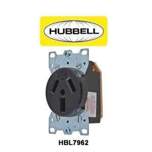 Straight Blade 3-Wire 10-50R 50A Receptacle