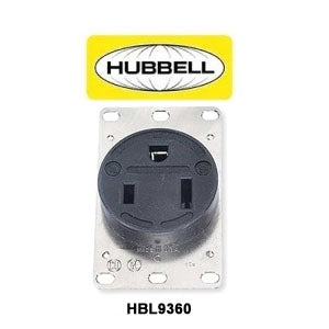 Straight Blade 3-Wire 5-50R 50A Receptacle