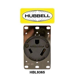 Straight Blade 3-Wire 7-50R 50A Receptacle