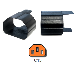 C13 Power Cord Locking Retention Sleeves