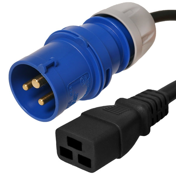 316P6 to IEC 320 C19 Plug Adapter Power Cord