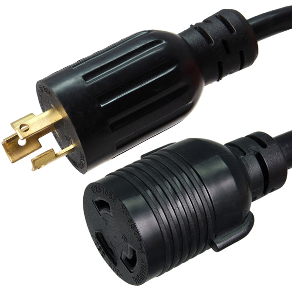 L5-15P to L5-30R, 15A, 125V Power Cord