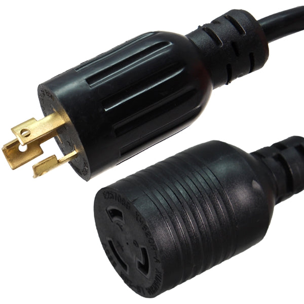 Locking Power Cord L5-15P / L5-20R, 15A, 125V