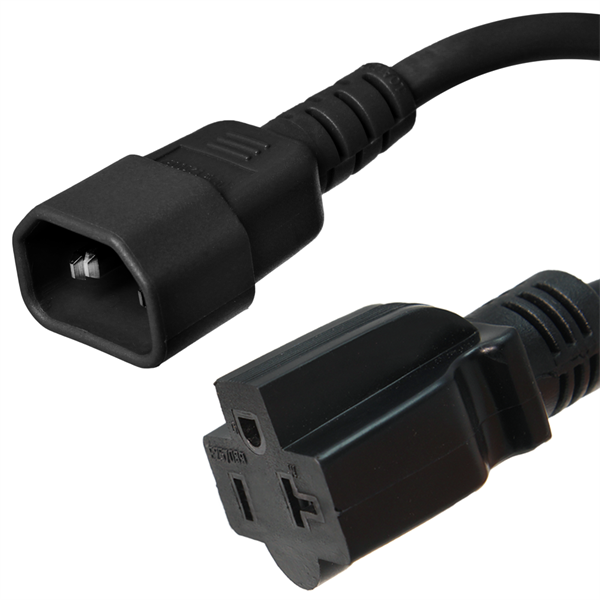 C14 to 5-20R Plug Adapter Power Cord