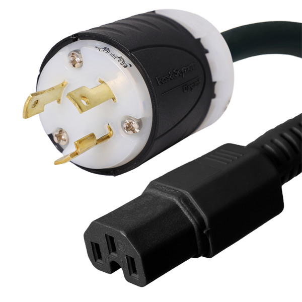 L5-30P to C15 Plug Adapter Power Cord