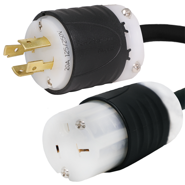 L14-20P to 5-15/20R Plug Adapter (1 Foot)