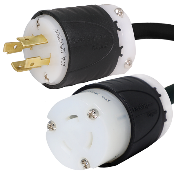 L14-20P to L6-20R Plug Adapter (1 Foot)