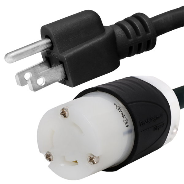 5-15P to L6-30R Plug Adapter [1 Foot]