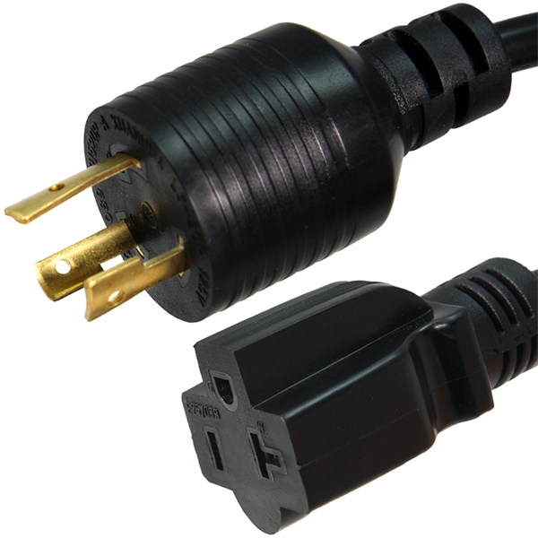 L5-20P to 5-20R Plug Adapter [1 Foot]