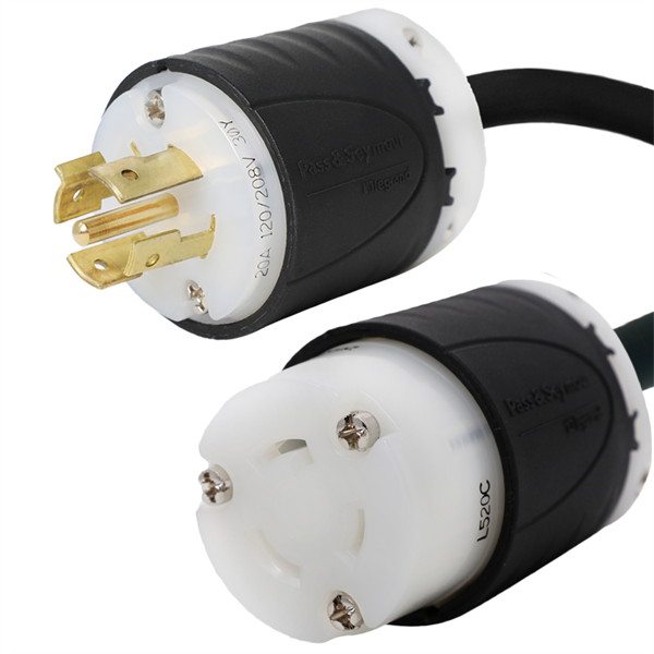 L21-20P to L5-20R Plug Adapter [1 Foot]
