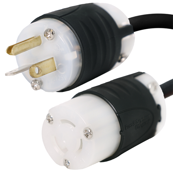 5-20P to L5-15R Plug Adapter [1 Foot]