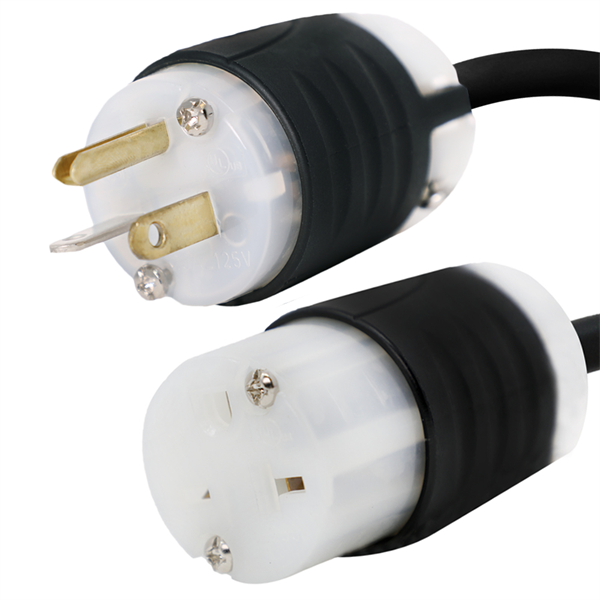 5-20P to 6-20R Plug Adapter [1 Foot]