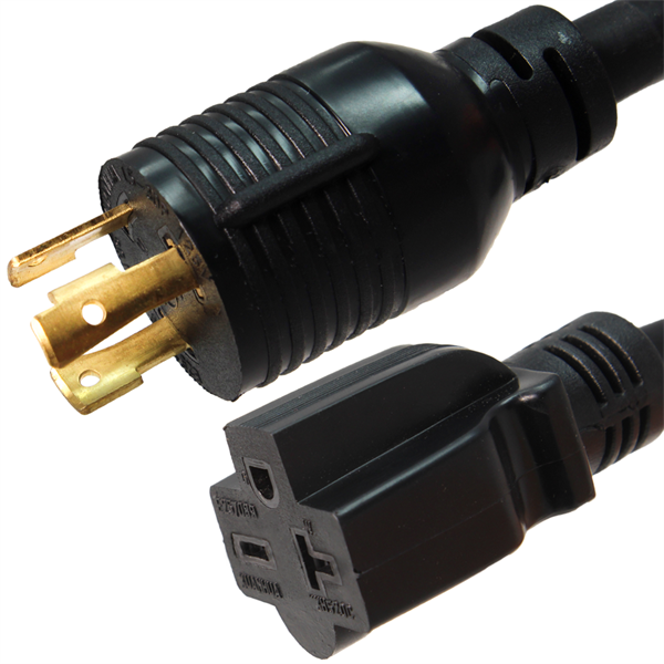 L6-30P to 6-20R Plug Adapter [1 Foot]