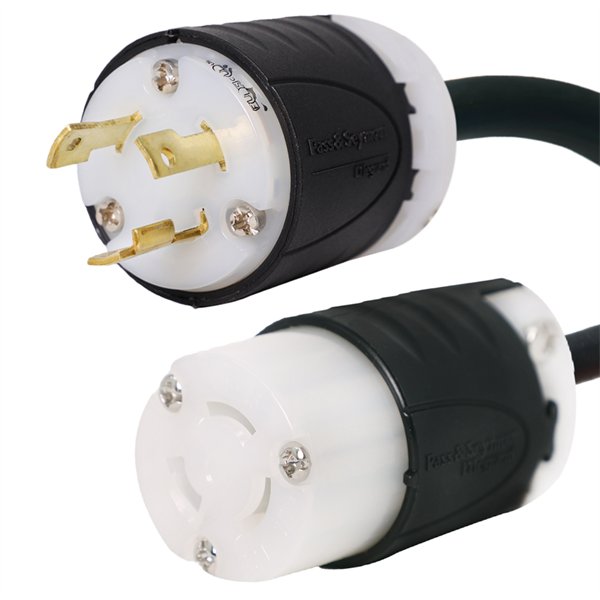 L6-30P to L6-15R Plug Adapter [1 Foot]