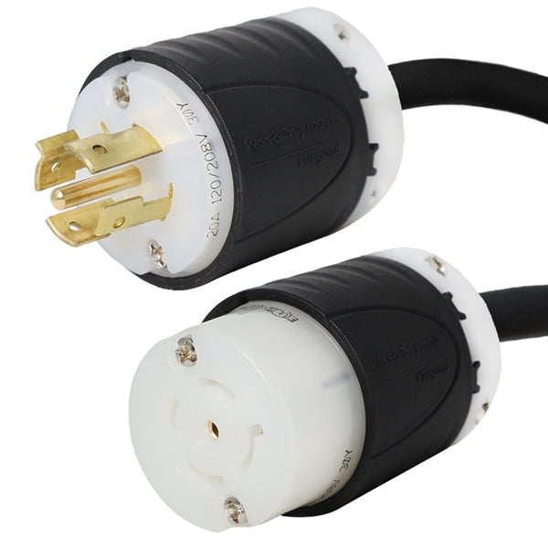 L21-20 Extension Power Cords, 20A, 120/208V, 12/5 SOOW