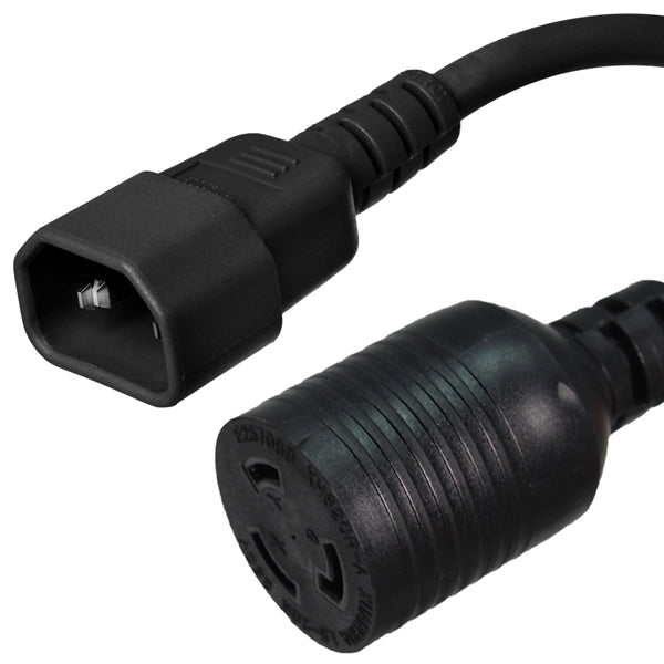 C14 to L6-30R Plug Adapter [1 Foot]