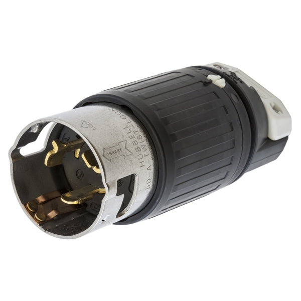 Hubbell CS6365C CA Style Male Locking Plug 50A, 125/250V