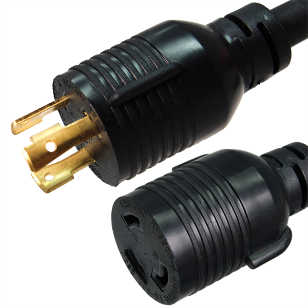 L6-30 Extension Cords, 30A, 250V, 10/3 SJT