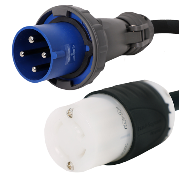 430P9W to L15-30R Plug Adapter [1 Foot]