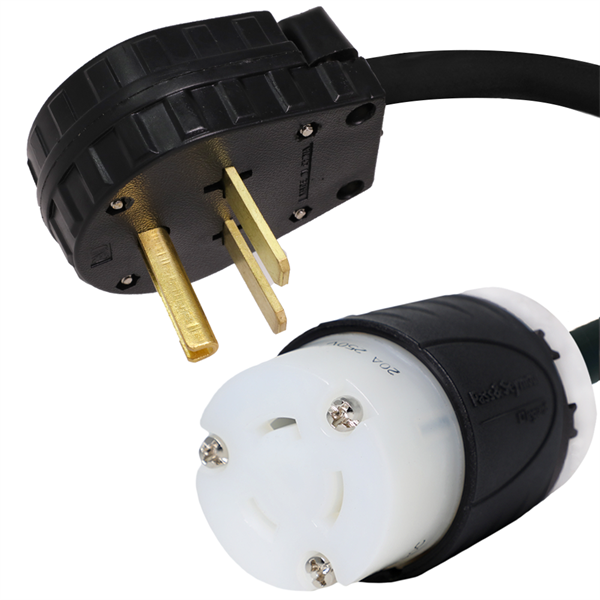 6-30P to L6-20R Plug Adapter [1 Foot]