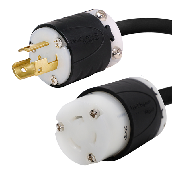 L5-15P to L5-20R Plug Adapter [1 Foot]