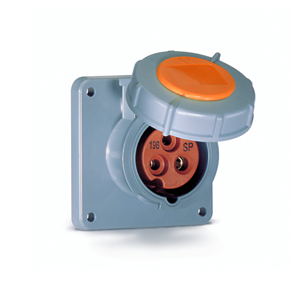 Mennekes ME420R12W 20A, 125/250V, 3-Pole Outlet